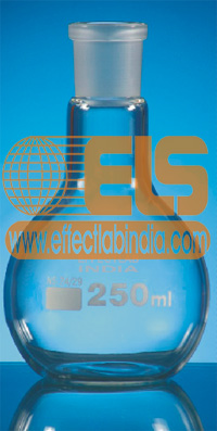 Flasks, Flat Bottom, Borosilicate Glass