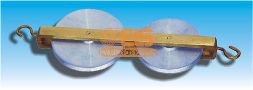 PULLEY ALUMINIUM DOUBLE IN LINE 