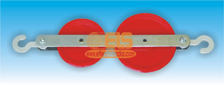 PULLEY PLASTIC DOUBLE IN LINE 